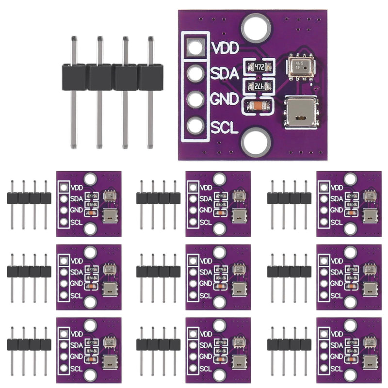 [Australia - AusPower] - 10pcs AHT20 + BMP280 Temperature Humidity Sensor Module Atmospheric Pressure Module BMP280 High-Precision Sensor 