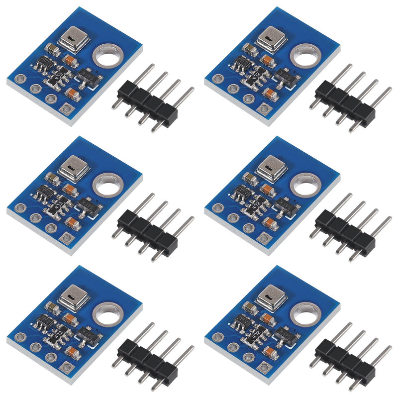 [Australia - AusPower] - 6pcs AHT20 High Precision Digital Temperature Humidity Sensor Measurement Module I2C IIC Communication DHT11 AHT10 Upgraded Version 