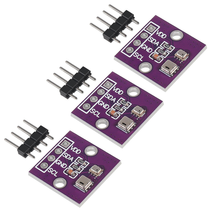 [Australia - AusPower] - 3pcs AHT20+BMP280 Temperature Humidity Air Pressure Module 2 in 1 High Precision Digital Temperature and Humidity Pressure Sensor 3pcs 