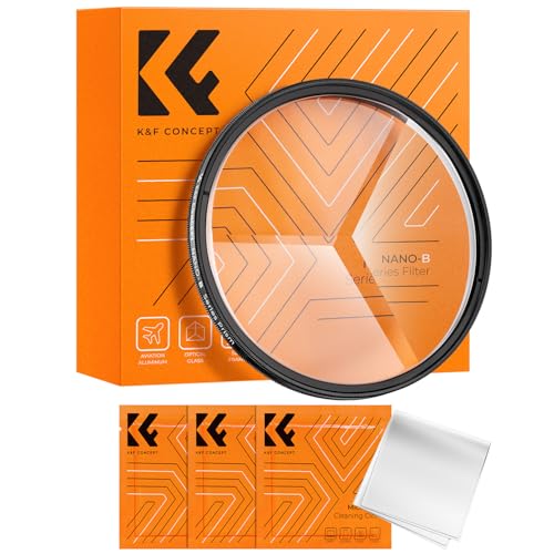 K&F CONCEPT 77mm Rotatable Triangular Prism Camera Lens Filter