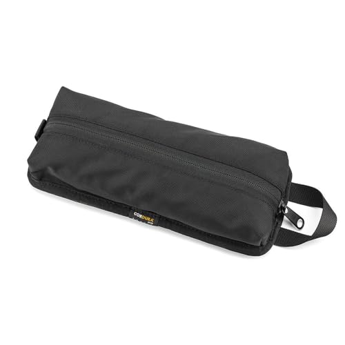 Kriega black tool pouch with compact zippered storage compartment