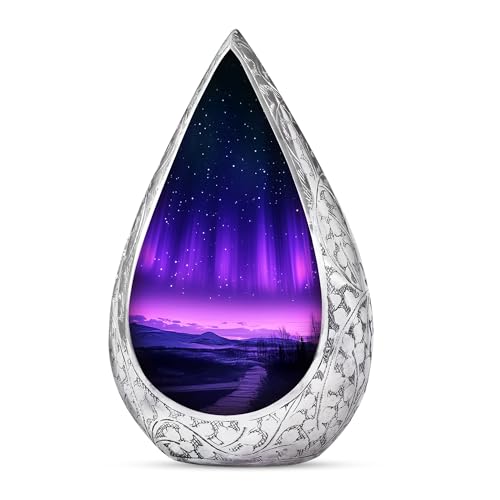 Northern Light Urn for Ashes Adult Man Purple Mother Keepsake Mini 3 Inch Northern Light-4 3 Inch Keepsake