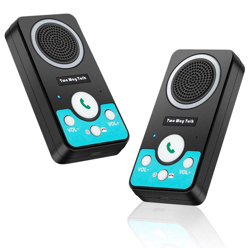[Australia - AusPower] - Intercoms Wireless for Home, 2 Way Audio Hands-Free Long Range Wireless Intercom System, 4 Ringtones 8 Volume Levels, Up to 10 Days Standby Intercom Syetem for House, Office, Classroom, Black 