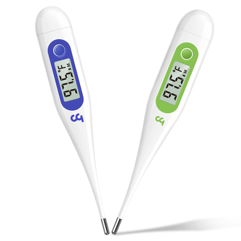 [Australia - AusPower] - Bundle of Oral Thermometer for Adults, Digital Thermometer with Fever Alert 