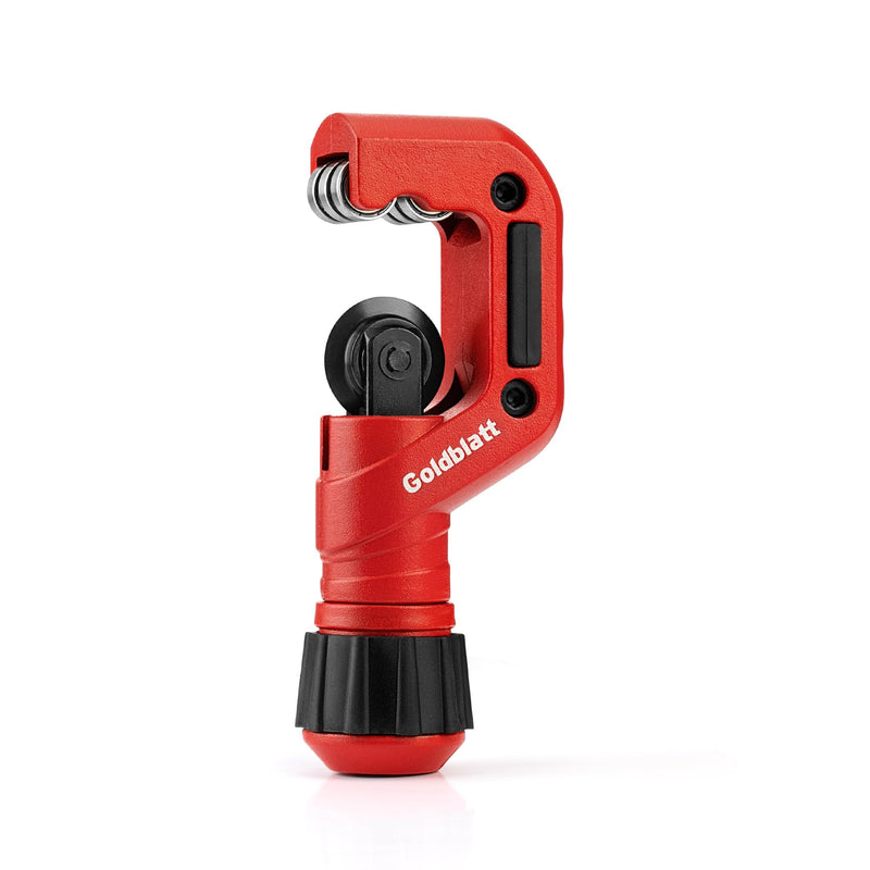 [Australia - AusPower] - Goldblatt Copper Pipe Cutter, 1/8"–1-1/4" Conduit Cutter, CSST Tubing Cutter for Copper, Stainless Steel, Brass, Thin-Wall Aluminum, Smooth Cutting Pipe Cutter Tool for Plumbing, HVAC Work 1/8"-1-1/4" 
