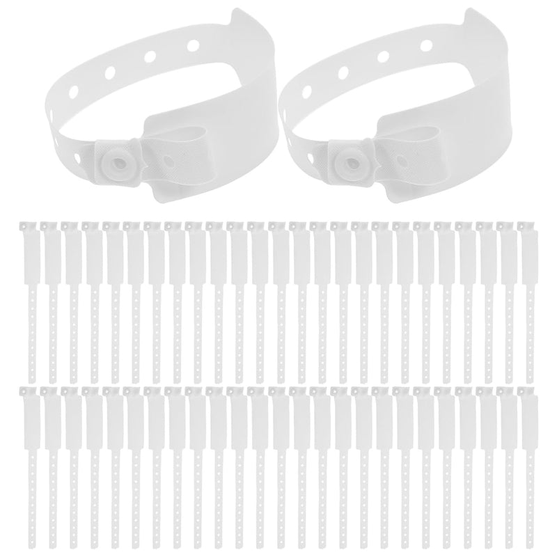 Hospital Bracelets, Medical Bracelets, Waterproof Patient Bracelet with Writeable Surface, Buckle Against Laying for Patient Identification in Hospital, Pack of 100