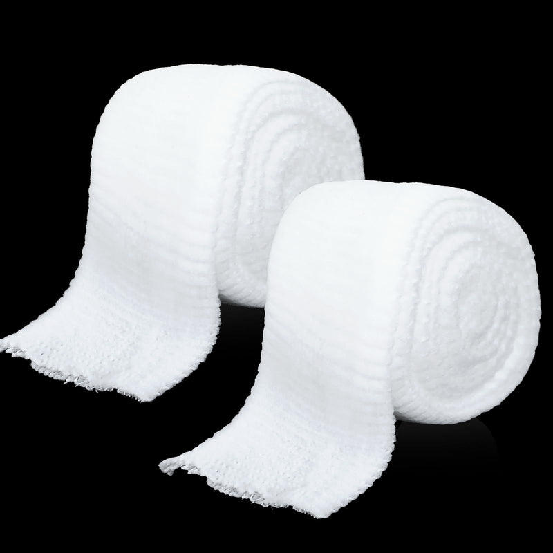[Australia - AusPower] - Grevosea 2 Roll 2m Tubular Bandage Elastic Net Wound Dressing Compression Bandage Wrap Tubular Gauze Stockinette Tubing for Legs Arm Without The Use of Adhesive Tape (Size 7) size 7 