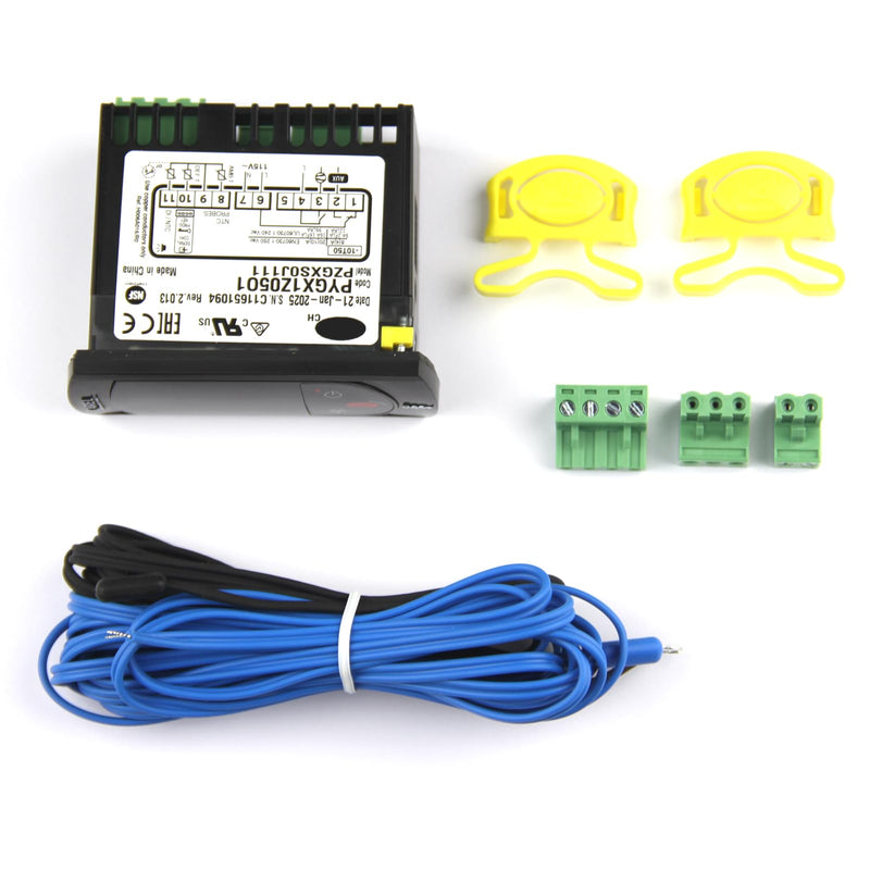 [Australia - AusPower] - Refrigerator Temperature Thermostat 2 * 10FT NTC Temp Probe Sensors Transducer 115V Compatible with Carel PZGXS0J111 