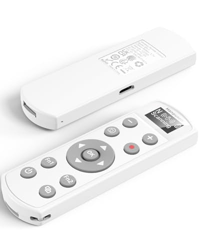 for Nikon Rechargeable Wireless Remote Control - Camera Remote Shutter Release with Zoom Focus Compatible with Nikon Z6 II/Z6 III/Z7 II/Z30/Z50/Z fc/Z f/Z5 II/Z50 II/B600/A1000/P950/P1000/P1100, White