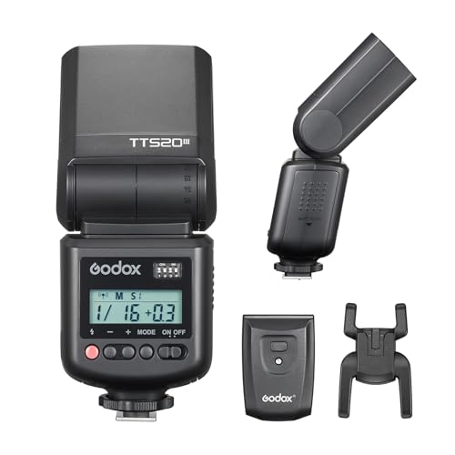 Godox TT520III Camera Flash,1.8s Recycle Time,433MHz Wireless Godox TT520III