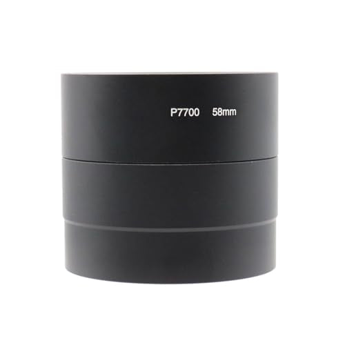 58mm Lens Adapter Tube for Nikon Coolpix P7700 Camera, Filter Adapter Tube for UV CPL Filters, Close-Up Filter, Star Filters, Wide Angle Lenses