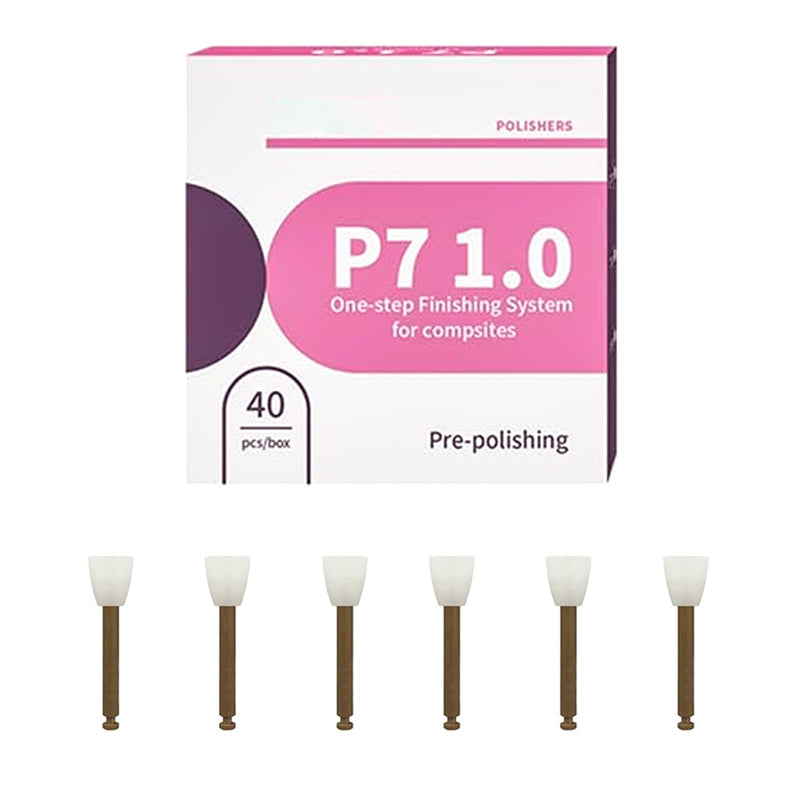 [Australia - AusPower] - 40pcs Dental Disposable Polishing Cups/Points/Discs, Discs Composite Polishing RA Shank for Polishing Sanding Finishing Grinding (Polishing Cups) 