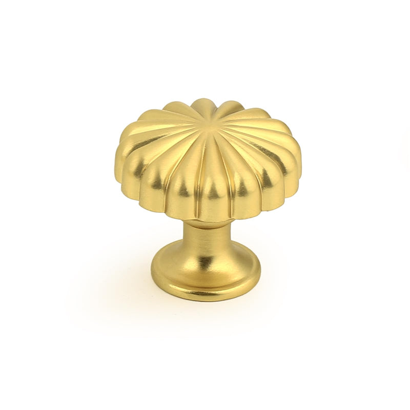 Probrico 15 Pack Gold Cabinet Knobs Vintage Drawer Knobs Zinc Alloy Cabinet Hardware for Kitchen Cupboard Dresser and Wardrobe Single Hole
