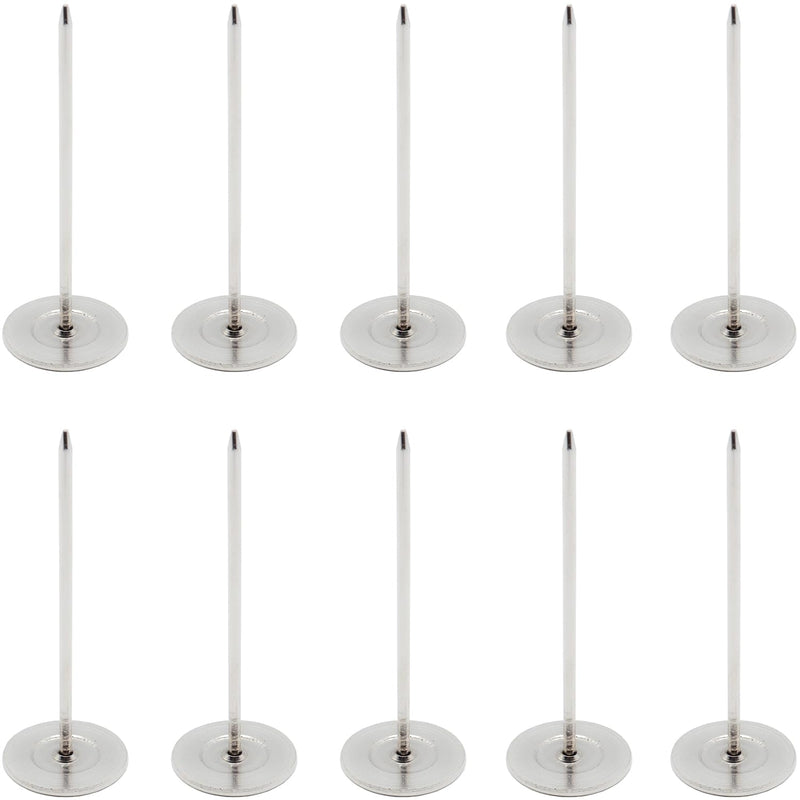 [Australia - AusPower] - 10 Pcs Long Upholstery Nails Tacks 18mm x 50mm, Flat Head Furniture Nails, Large Thumb Tacks, Metal Push Pins, for Furniture Sofa Headboards Decorative,Silver,0.7 x 2 inch Silver 
