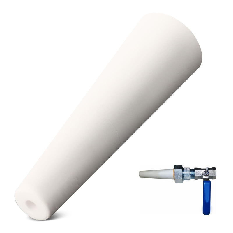 [Australia - AusPower] - Large Sand Blaster Nozzles Tips Ceramic (3/16" ID), Sandblast Gun Nozzle, Sandblasting Cabinet Parts, Rust Removal Abrasive Sandblast Machine Nozzle Replacement-1Pack 