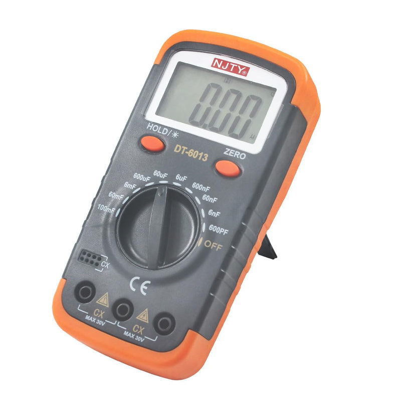 [Australia - AusPower] - DT6013 Digital Capacitor Meter, 6000 Counts Capacitance Tester Large LCD Screen Display Capacitance Meter 0.1pF - 6000uF 