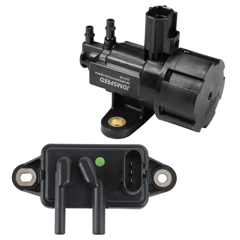[Australia - AusPower] - EGR Pressure Feedback Sensor DPFE15 + EGR vacuum solenoid valve vs63 Replacement for Ford F-150 E-150,E-250,Explorer,Ranger,Escape,Mustang,Lincoln Town Car,Mercury Cougar,F77Z9J460AB, F77Z9J460AB 