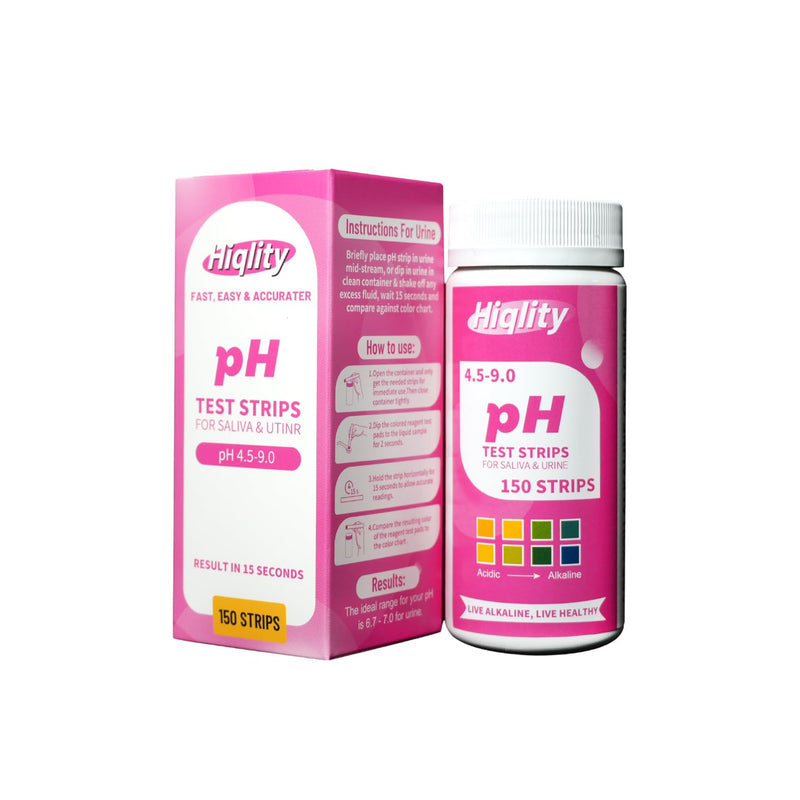 [Australia - AusPower] - pH Test Strips – 150 Count – pH Range 4.5–9 – for Urine and Saliva – Litmus Paper, pH Paper for Women and Male, and pH Balance Testing,Home Use 
