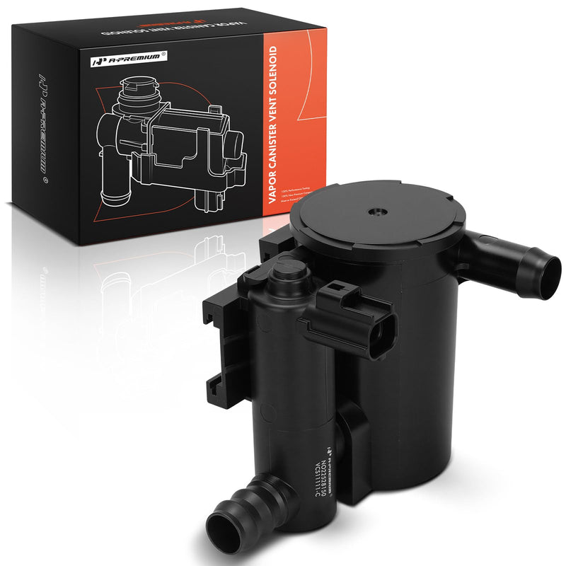 A-Premium Vapor Canister Vent Solenoid Valve Compatible with Ford Fusion 2006-2012, Edge 2007-2014 & Lincoln MKZ 2007-2012, MKX 2007-2015, Zephyr 2006 & Mercury Milan, 2.0L 2.3L 2.5L 3.0L 3.5L 3.7L