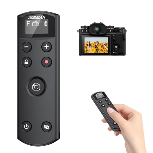 for Fujifilm Rechargeable Camera Remote Control Wireless Shutter Release Black for Fujifilm