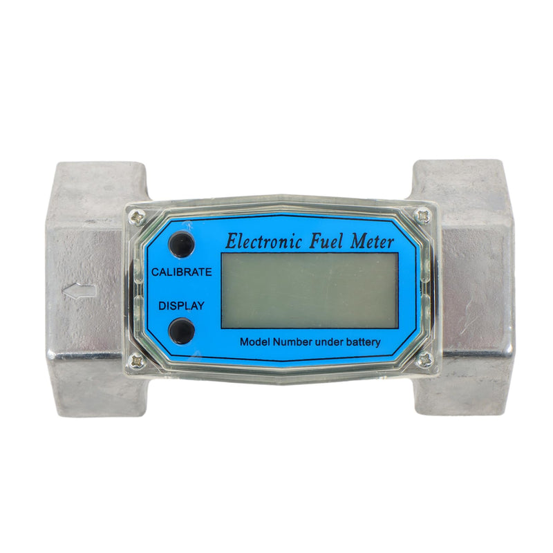 [Australia - AusPower] - findmall 2 Inch Electronic Turbine Flowmeter, 15.8-132 Gpm Blue Fit for Diesel, Gasoline, Kerosene, Methanol, Water 