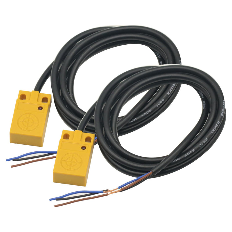 [Australia - AusPower] - 2PCS Inductive Proximity Sensor DC 6-36V 5mm 3 Wire Inductive Proximity Sensor Detection Switch NPN Module 