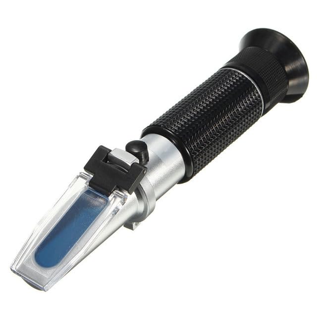 [Australia - AusPower] - Honey Refractometer, 3-in-1 Hydrometer Brix Meter, Baume Tester, 58-90% Brix, Bee Keeping Supplies for Honey, Maple Syrup, and Molasses 