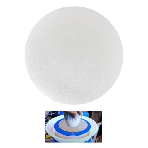 SCOTTCHEN Diamond Grinding Disc, 8” (200mm),No Center Hole,Flat Lap Disk Polishing Discs -240 Grit,Sanding Grinding Disc for Gemstone, Tile, Porcelain, Glass & Metal Polishing 240grit