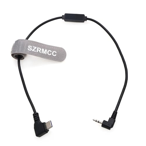 SZRMCC Type-C to 2.5mm LANC Control Cable for DJI Ronin-SC RSC2 RS2 RS3 Pro Gimbal Stabilizer to S-Ony FS5 FS7 FX6 FX9 Canon EOS C80 Z CAM E2 DSLR Camera