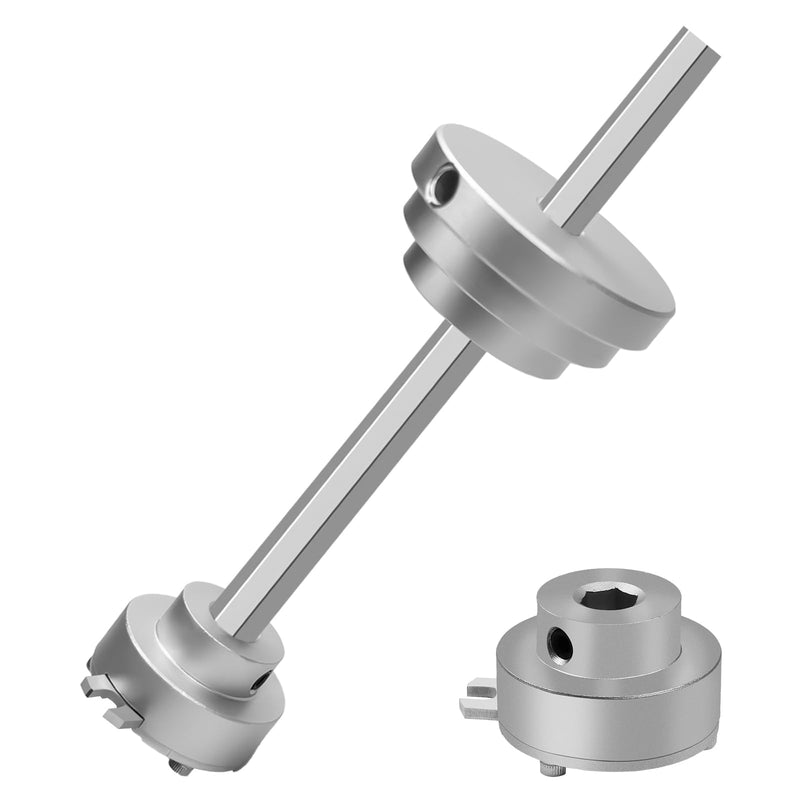 [Australia - AusPower] - Inside Pipe Cutter for PVC Pipe-Aluminum Alloy Internal PVC Pipe Cutter for 1-1/2"and 2"Pvc Pipe, 7"Adjustable Cutting Depth PVC Pipe Cutter Tool Suitable for ABS, PVC, CPVC, PE, or PP Material Silvery 