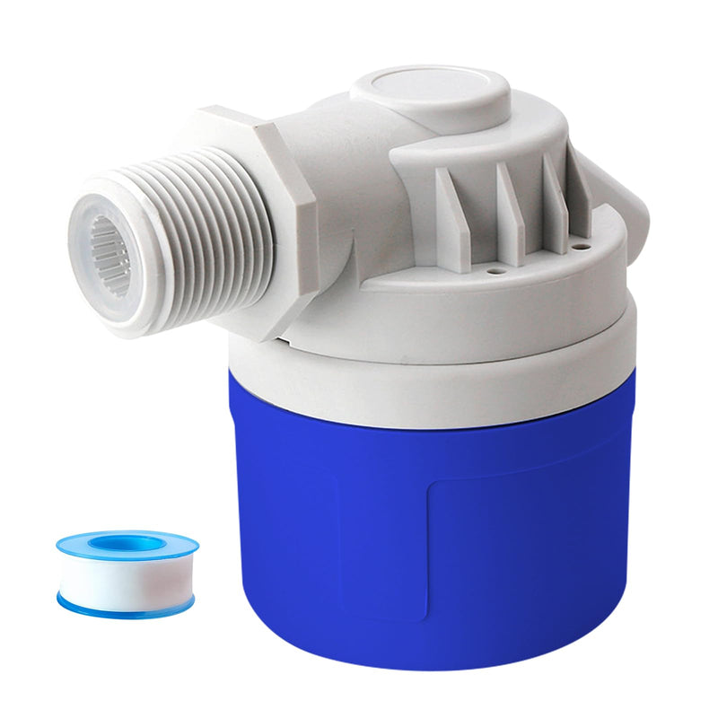 1" Side Inlet Water Float Valve, Big Flow Automatic Water Level Control Float Valve for Water Tank, Water Troughs, Pond, Pool, Livestock, Aquariums 1" Side Inlet