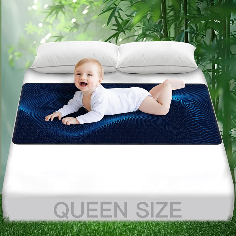 [Australia - AusPower] - Grounding Mat for Bed, Grounding Mattress Cover Pads for Better Sleep, Pain Relief & Wellness Support, Earth Connected Therapy. (King,27x76in) King,27x76in 