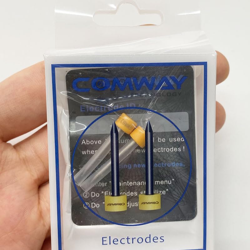 [Australia - AusPower] - Original COMWAY A3 A33 A4 C5 C6 C8 C9 C6S C8S C9S C10 C10S fiber fusion splicer electrodes CE-03-Y electrode rod 1 Pair 