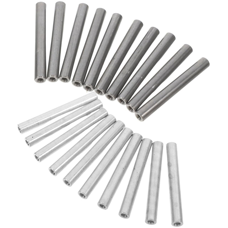 [Australia - AusPower] - 20Pcs Electrolyzer Replacement Rods Iron Aluminum Electrodes for Compatible with Electrolysis Devices 
