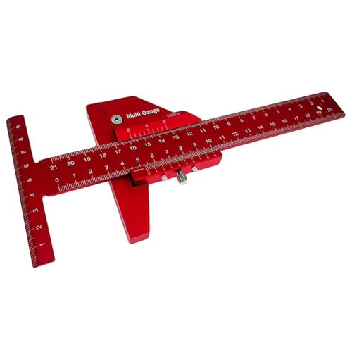 T Ruler Scribing Ruler Woodworking Pen Stainless Steel Speed Marker Scribing Tool Precise Angle Measuring Tool for Woodworking DIY Projects