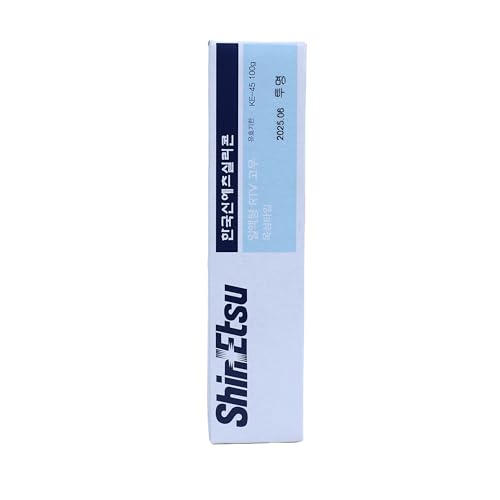 OILHEYT Shin-ETSU KE-45-W white industrial adhesive sealant tube, 100g, for electronic and industrial joints