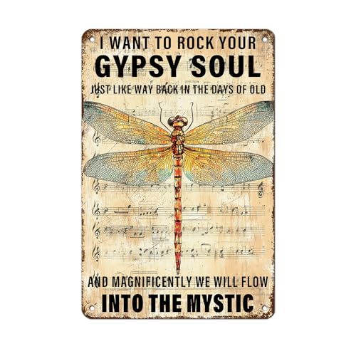 Boho Wall Decor Dragonfly Decor Inspirational Wall Art 12 * 8inch 20X30cm(12*8in)