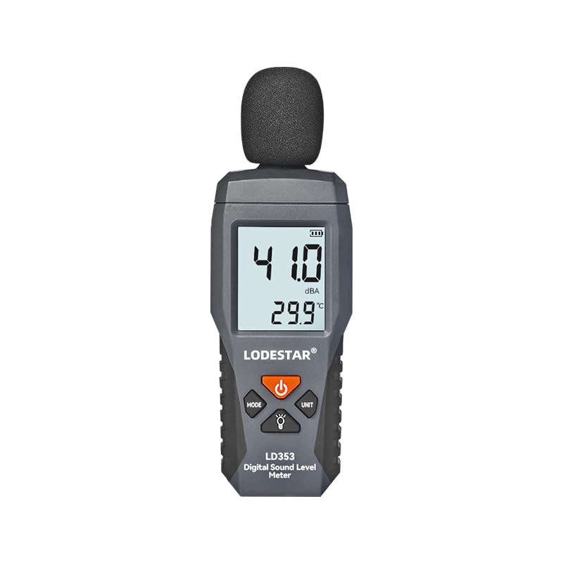 [Australia - AusPower] - Decibel Meter, LD353 Digital Sound Level Meter with Backlit LCD Screen Auto Power off, 30-130dB Portable Audio Noise Volume Measure Device Sound Meter, Max/Min, Data Hold, Use for Home, Office, School 