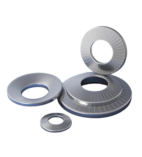 Generic 304 stainless steel Belleville washers, conical disc spring cup washers, 3/4-inch size, pack of 10