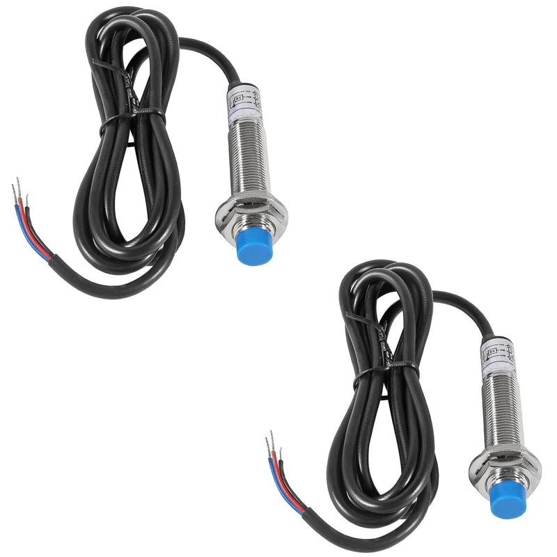 [Australia - AusPower] - 2pcs Inductive Proximity Switch LJ12A3-4-Z/BX NPN NO Normally Closed LJ12A3-4-Z/BX Approach Sensor DC 6-36V 4mm Detecting Distance(NPN NO) 2pcs 