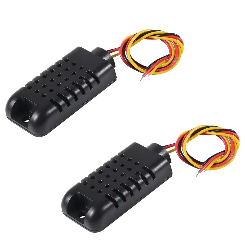 [Australia - AusPower] - 2pcs DHT21 AM2301 High Precision Capacitive Digital Temperature Humidity Sensor Module DHT21 Digital Temperature and Humidity Sensor Modules for Arduino 2pcs 