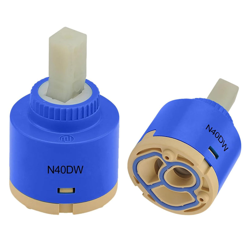 40 mm Tap Cartridge Certification Ceramic Cartridge Replacement Cartridge Tap Valves for Kitchen Bathroom Bath Tap Replacement Parts 40 mm cartridge
