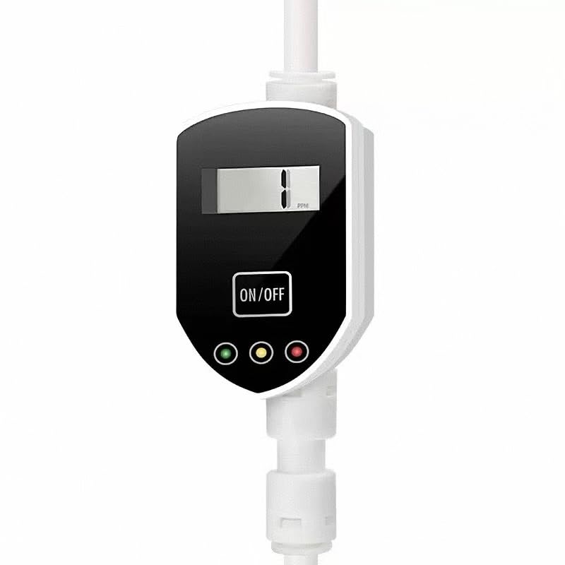 [Australia - AusPower] - in-Line TDS Meter, TDS Digital Water Tester and PPM Measurement Meter for RO-RODI System Drinking Water Monitor, Aquariums, Hydroponics, 0-9990 ppm Measuring Range (Model A) Model A 