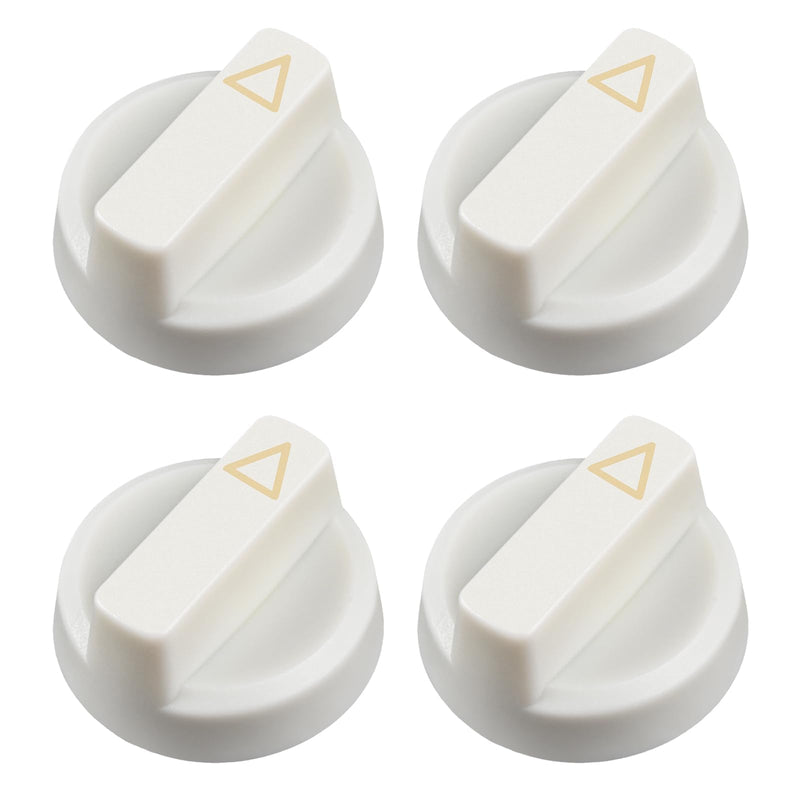 4 Pack Replacement Knob for Luxe Neo 120 & 185 Plastic Knob Replacement, Bidet Accessories Compatible with Luxe Bidet Neo Series (White) 4 white