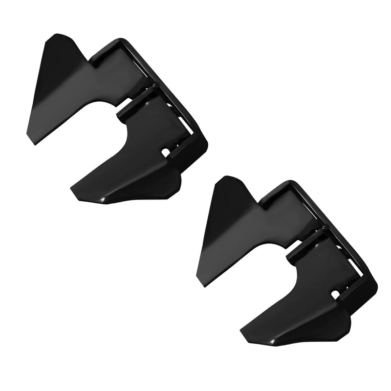 VIVIDA Black Butterfly Gate Latch 1-3/8" to 1-5/8", Wall Mount Flat Back Gate Fork Lock with Padlock Hole, Wood to Metal Gate Latch, Black, 2 PCS 1-3/8" & 1-5/8" Black, 2 Pack