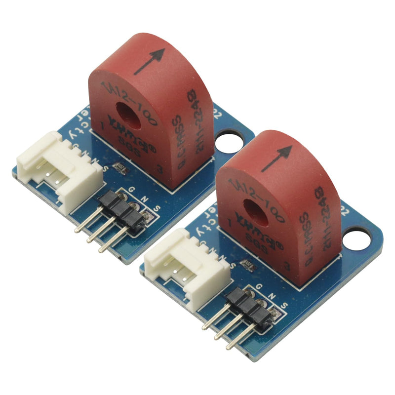 [Australia - AusPower] - 2Pcs Electricity Meter(Analog) AC Current Sensor Current Transformer 5A for Arduino TA12-100 AC 0-5A 3p/ 4p Interface transmitte 