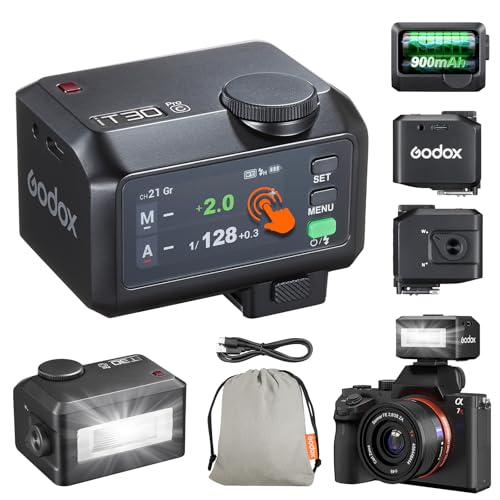 Godox iT30 Pro C Mini TTL Flash Compatible for Canon Cameras Godox iT30ProC Black IT30 PRO for Canon