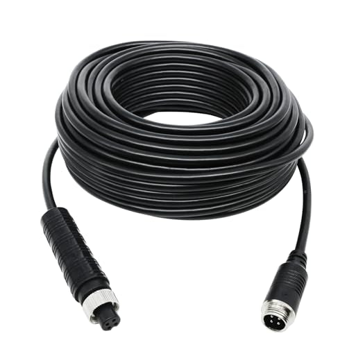 4 Pin Camera Extension Cable Backup Camera Extension Cord 65FT/20M