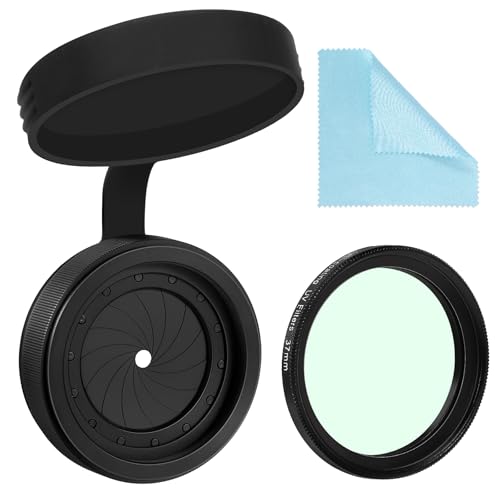 Adjustable Iris Aperture Diaphragm Filter Pack M30 to M37 Iris Aperture Diaphragm Adapter Optical Diaphragm 1.5-26mm Lens Module Adapter Ring PVS-14 PVS 14 (Adjustable Iris PVS14) Adjustable Iris PVS14