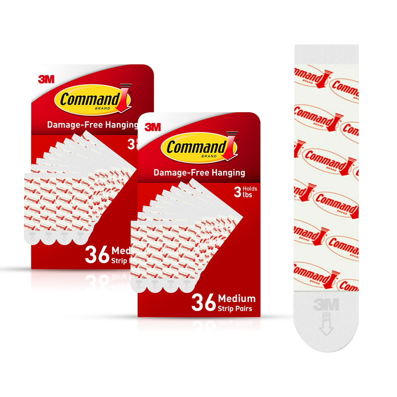 Command Medium Refill Adhesive Tape Strips (72 Strips) 72 Strips